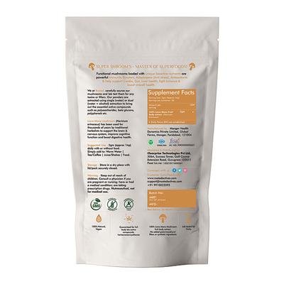 Rooted Active Naturals Lion's Mane Mushroom Extract Powder 60 gm - Pure Herbs