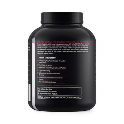 GNC AMP Gold Series 100% Whey Protein Advanced - Delicious Strawberry Flavour 2 kg - Whey Proteins