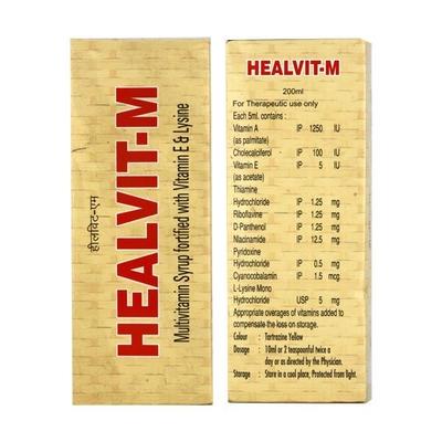 Healvit M Syrup 200ml - Supplements-Vam