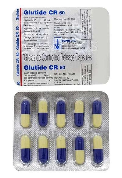 Glutide CR 60mg Capsule 10'S - Diabetes-Ant