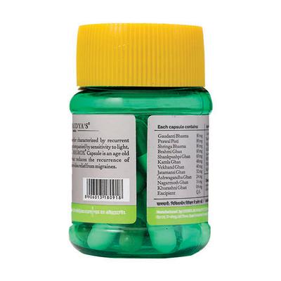 Dr.Vaidya's Migrox Capsule (Pack of 2 x 30's) - Speciality Medicines