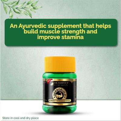 Dr. Vaidya's Herbobuild Capsule (Pack of 2 x 30's) - Speciality Medicines