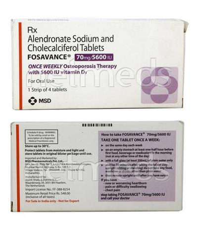 Fosavance 70/5600mg Tablet 4'S - Osteoporosis-Age