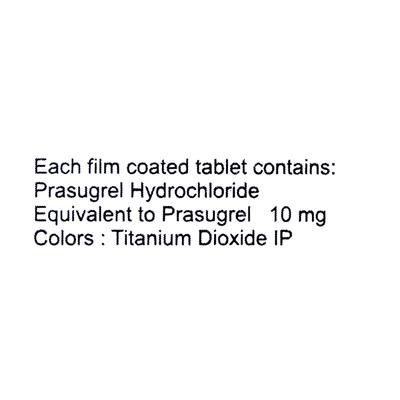 Prasusafe 10mg Tablet 10'S - Blood Clot-Ant