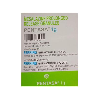 Pentasa Powder 1gm - Ulcerative Colitis/Bowel Inflammatory Disease-GIT