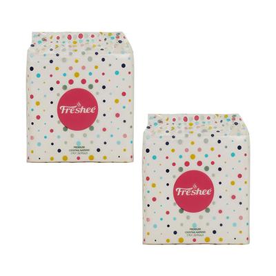 Freshee 2 Ply Premium Cocktail Napkins (Pack of 2) - Tissues & Wipes