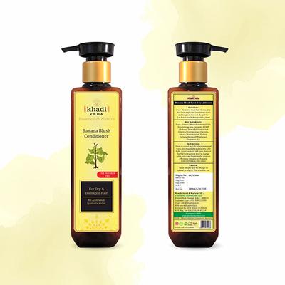 Khadi Veda SLS Paraben Hair Conditioner - Banana Blush 200 ml - Conditioners