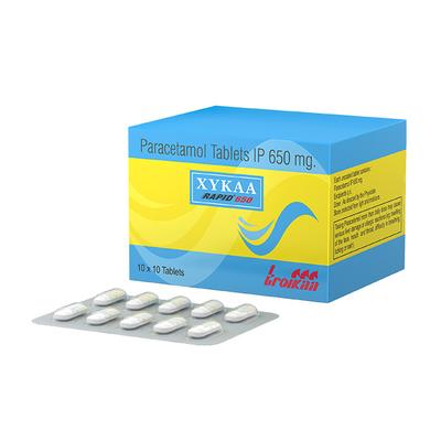 Xykaa Rapid 650mg Tablet 10'S - Fever-Non