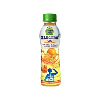 Fruitnik Electro+ ORS Drink - Orange Flavour 200 ml - Oral Rehydration (Ors)