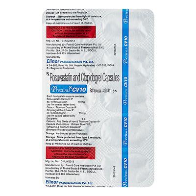 PREZIVAS CV 10mg Capsule 10's - High Cholesterol-Dys