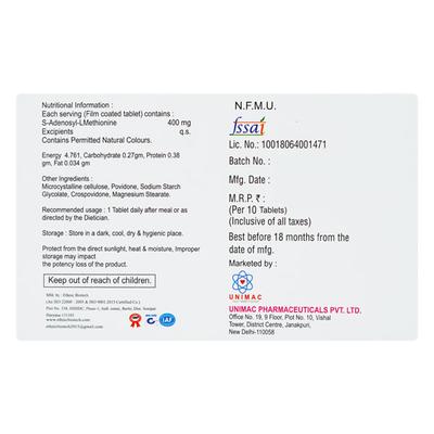 METHOSHINE 400 Tablet 10's - Supplements-Sup