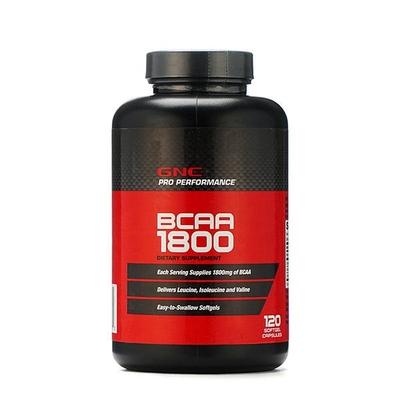 GNC PP BCAA 1800 Softgel Capsule 120's - Bcaa Supplements