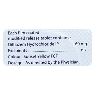 DILTIKIND MR 60 Tablet 10's - Hypertension-Cal