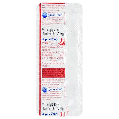 Apiz 30mg Tablet 10'S - Schizophrenia-Aps