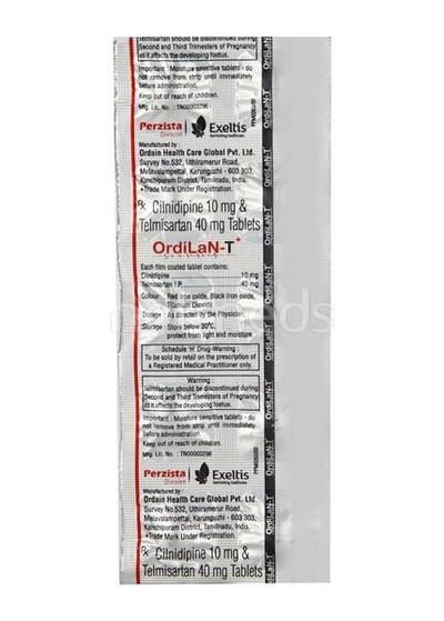 Ordilan T Tablet 10'S - Hypertension-Ang