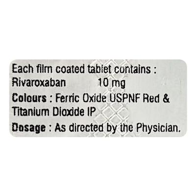 RIVATANE 10 Tablet 10's - Blood Clot-Ant