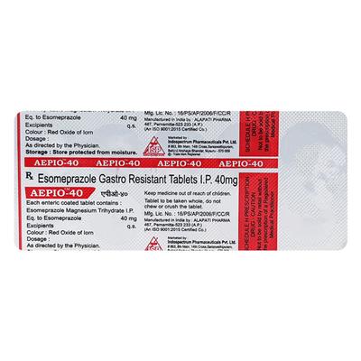 AEPIO 40 Tablet 10's - Ulcer/Reflux/Flatulence-Aaa