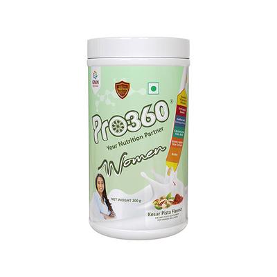 Pro360 Women Nutritional Powder - Kesar Pista 200 gm - Daily Health Drinks
