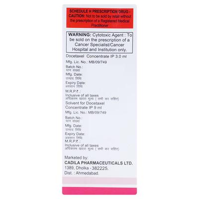 Docecad 120mg Injection 3ml - Cancer Oncology-Cyt