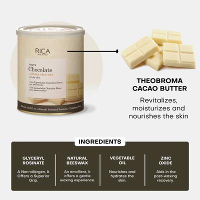 Rica Liposoluble Wax - White Chocolate 800 ml - Shaving & Hair Removal