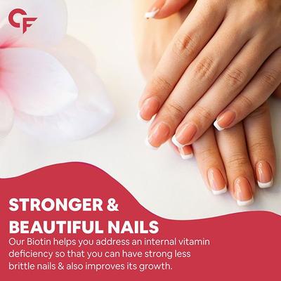 CF Biotinova Hair Skin & Nails Gummies Veg Capsule - Strawberry Flavor 60's - Hair & Skin