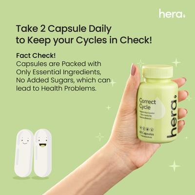 Hera Correct Cycle Capsule (pack of 2 X 60's) 1's - Multi-Vitamins