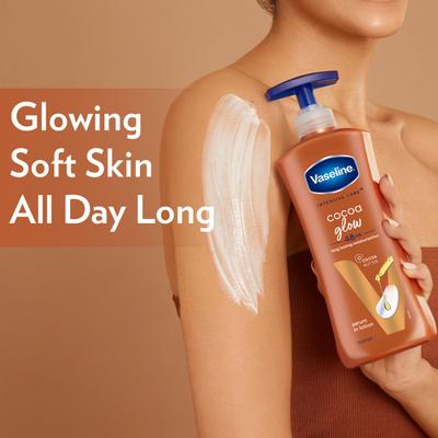 Vaseline Intensive Care Cocoa Glow Body Lotion 400 ml - Lotions & Creams