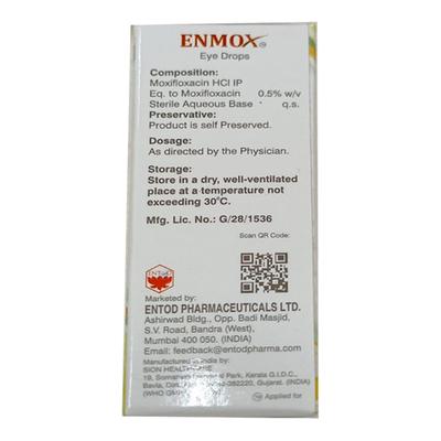 ENMOX Eye Drops 5ml - Eye Infections-Eaa
