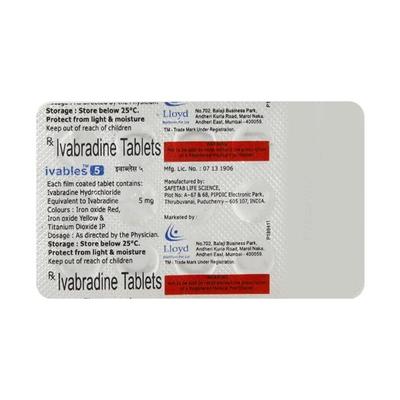 Ivables 5mg Tablet 15'S - Angina