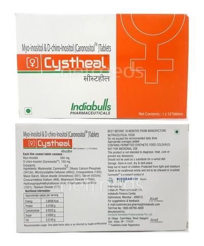 Cystheal Tablet 10'S - Supplements-Ent