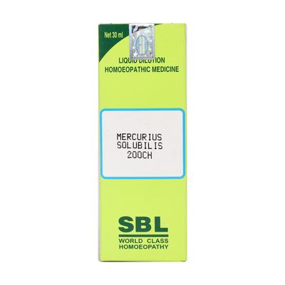 SBL Mercurius Solubilis 200 Liquid 30 ml - Dilutions