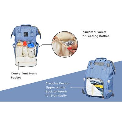 R for Rabbit Caramello Diaper Bag - Blue - Diapers & Wipes