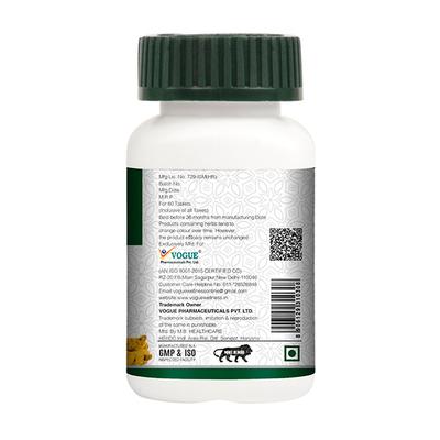Vogue Wellness Haldi Tablet (Pack of 3 x 60's) - Pure Herbs