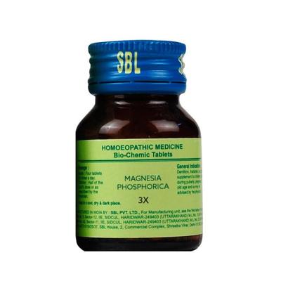 SBL Magnesia Phosphoricum 3X Tablet 450 gm - Triturations (Homeo Tablets)