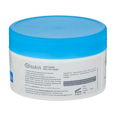 Blisskin Peel Off Mask - Anti-Aging (Marine Collagen) 100 gm - Masks & Peels