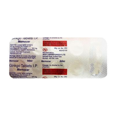 MEMOCER Tablet 10's - Supplements-Vam