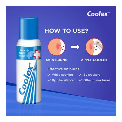 Coolex Burn Relief Spray 75 gm - Wound/Burns