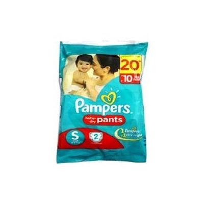 Pampers Baby-Dry Pants (S) 2's - Diapers & Wipes