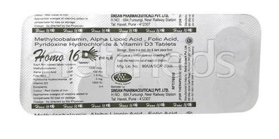 Homo 16D Tablet 10'S - Supplements-Vbc