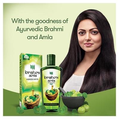 Bajaj Brahmi Amla Ayurvedic Hair Oil 300 ml - Hair Oils