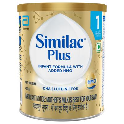 Similac Plus Stage 1 (Upto 6 months) Powder 400 gm - Tin - Baby And Infant Supplements