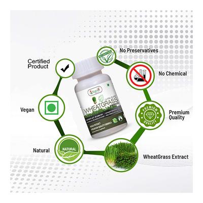 Vringra Ultra Pure Wheat Grass Capsules 60's - Health Products