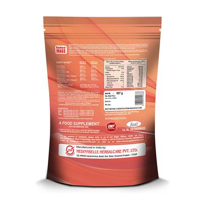 Endura Mass Weight Gain Powder - Kesar Pista Flavour 907 gm - Weight Gain