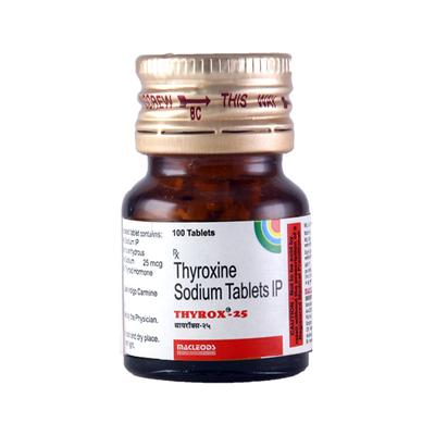 Thyrox 25Mcg Tablet 100'S - Hypothyroidism