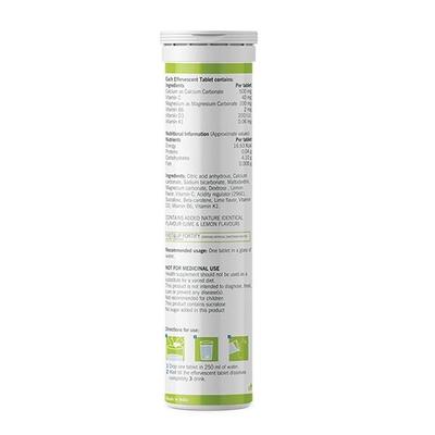 Fast&Up Fortify Calcium & Magnesium with Vitamin D3 Health Supplement Tablets - Lime & Lemon Flavour 10's - Calcium And Minerals