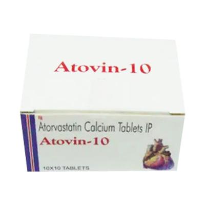 ATOVIN 10 Tablet 10's - High Cholesterol-Dys
