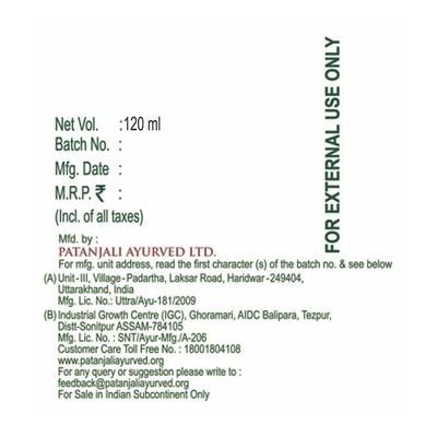 Patanjali Kesh Kanti Hair Oil 120 ml - Hair Oils