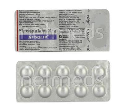 Afoglip 20mg Tablet 10'S - Diabetes-Ant