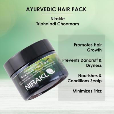 Nirakle Triphaladi Choornam Ayurvedic Hair Pack 20 gm - Personal Care (Ayush)