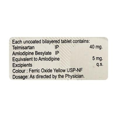 Telster Am 40Mg Tablet 10's - Hypertension-Ana